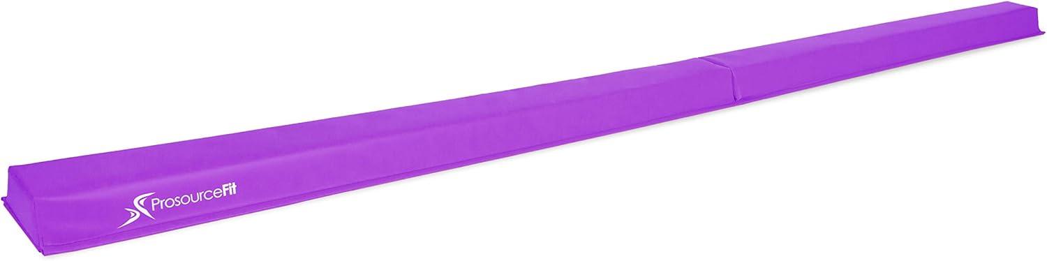 imageProsourceFit Gymnastics Balance Beam for Kids 9ft Long Firm Folding Floor Beam with NonSlip 4inch Wide Surface for Safe Gymnastics Practice at Home or GymPurple