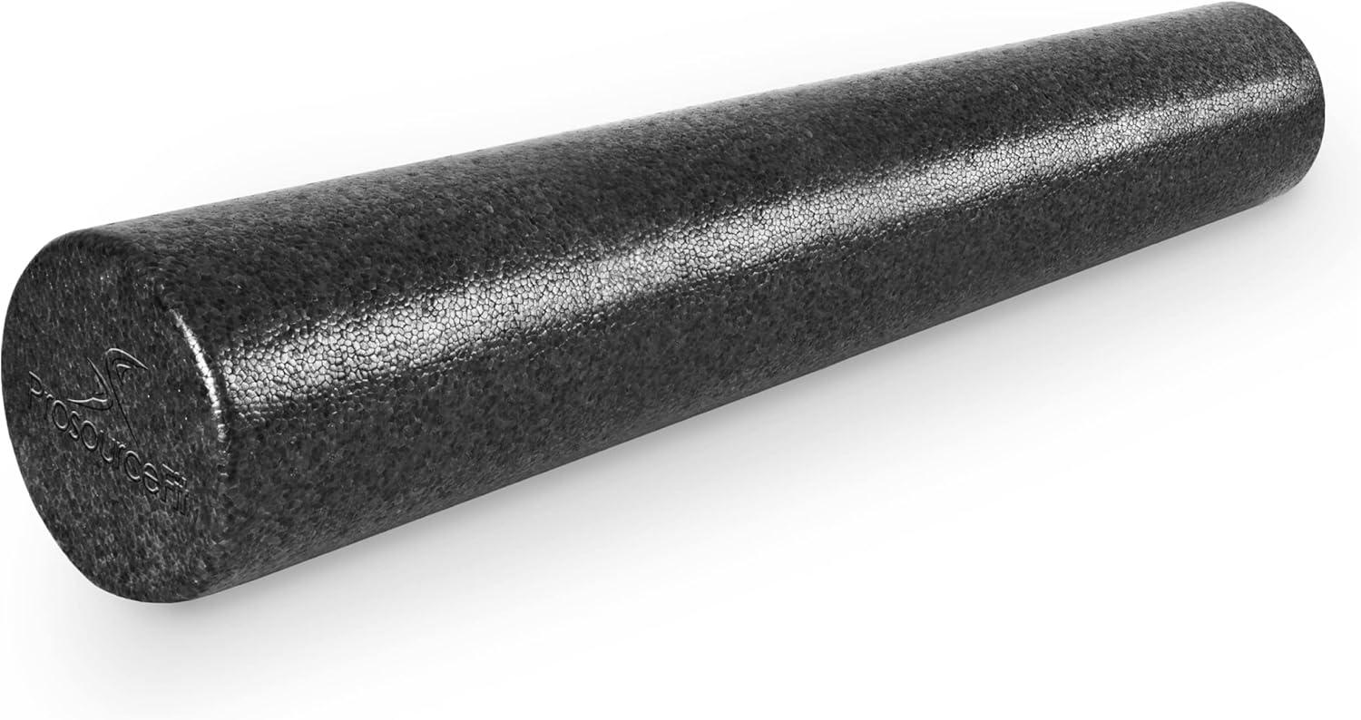 imageProsourceFit High Density Foam Rollers 36  inches LongFirm Full Body Athletic Massage Tool for Back Stretching Yoga Pilates Post Workout Muscle RecuperationBlack