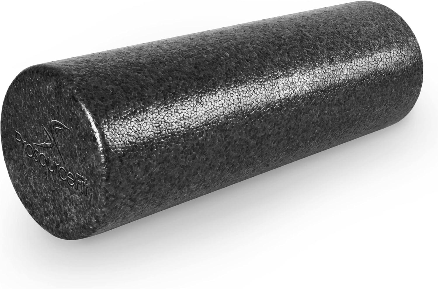 imageProsourceFit High Density Foam Rollers 36  inches LongFirm Full Body Athletic Massage Tool for Back Stretching Yoga Pilates Post Workout Muscle RecuperationBlack