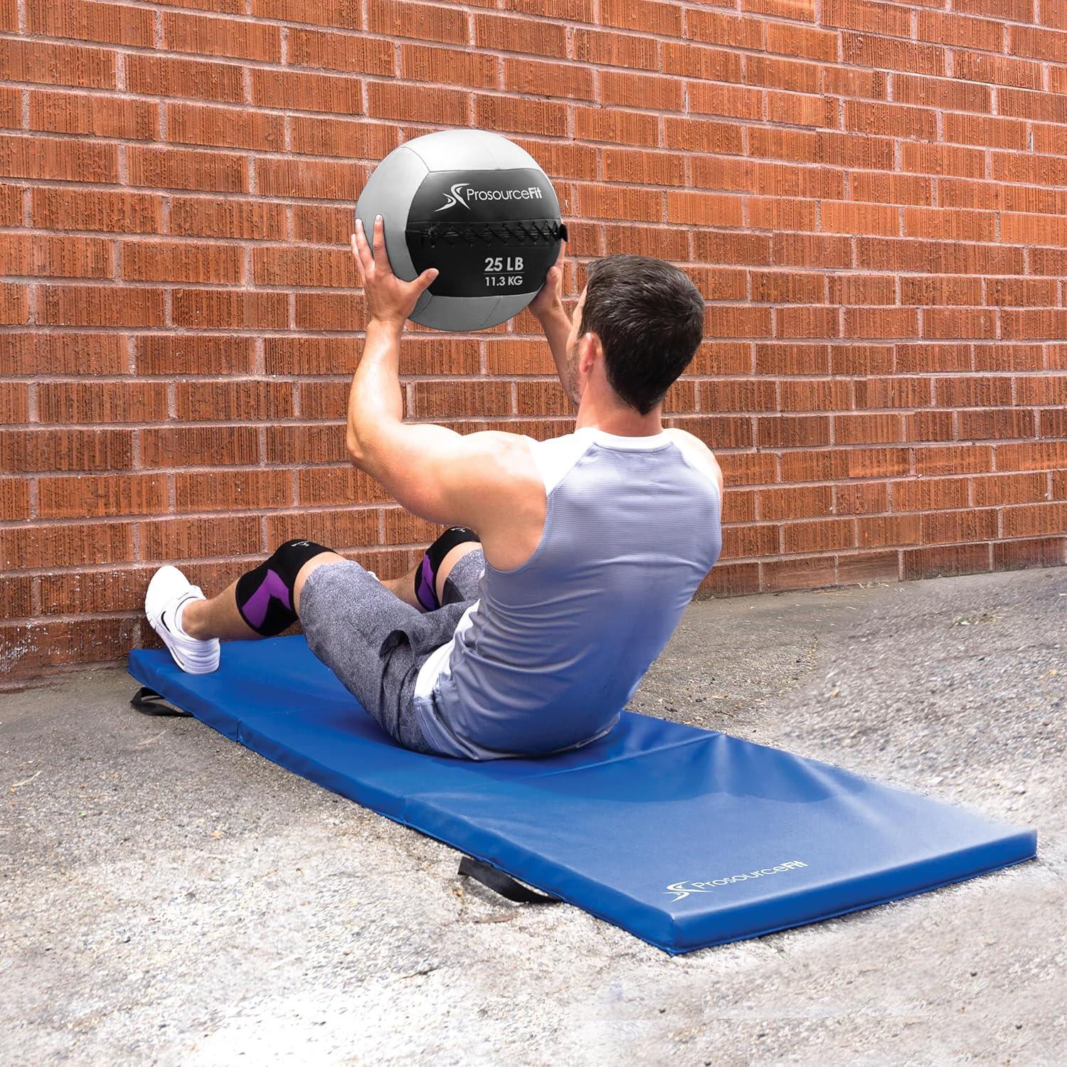 imageProsourceFit Soft Medicine Balls Wall Balls and Full Body Dynamic ExercisesGray 25 LB