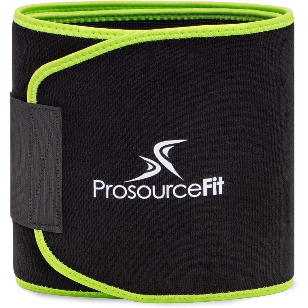 imageProsourceFit Waist Trimmer Belt Lightweight Abdominal Trainer for Women and Men Slim Waist Belt for Weight LossLarge
