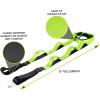 imageProsourceFIt MultiLoop Stretching Strap 8 Ft for Yoga Pilates Physical Therapy Sports Dance ampamp Gymnastics to Improve Posture Increase Flexibility and Mobility 3 dualtoned colors availableGreen