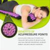 imageProsourceFit Acupressure Mat and Pillow Set for BackNeck Pain Relief and Muscle Relaxation Large  GreenWhiteLarge  BlackPink