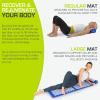 imageProsourceFit Acupressure Mat and Pillow Set for BackNeck Pain Relief and Muscle Relaxation Large  GreenWhiteXL  BlueWhite