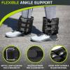 imageProsourceFit Ankle Wrist and Arm Leg Weights Adjustable Strap Adjustable Weight for Men and WomenBlack 5lb