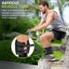 imageProsourceFit Ankle Wrist and Arm Leg Weights Adjustable Strap Adjustable Weight for Men and WomenBlack 5lb