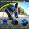 imageProsourceFit Ankle Wrist and Arm Leg Weights Adjustable Strap Adjustable Weight for Men and WomenBlue 3lb