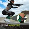 imageProsourceFit Ankle Wrist and Arm Leg Weights Adjustable Strap Adjustable Weight for Men and WomenGreen 1lb