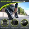 imageProsourceFit Ankle Wrist and Arm Leg Weights Adjustable Strap Adjustable Weight for Men and WomenGrey 2lb