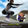 imageProsourceFit Ankle Wrist and Arm Leg Weights Adjustable Strap Adjustable Weight for Men and WomenPurple 25lb