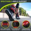 imageProsourceFit Ankle Wrist and Arm Leg Weights Adjustable Strap Adjustable Weight for Men and WomenRed 15lb