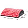imageProsourceFit Arched Back Stretching Spike Orthopedic Traction Device ampamp Lower Lumbar Massage SupportPink