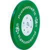 imageProsourceFit Competition Color Training Bumper Plates Rubber with Steel Insert 45lb Calibrated for Cross Conditioning Power Lifting Weight TrainingGreen 25lb