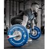 imageProsourceFit Competition Color Training Bumper Plates Rubber with Steel Insert 45lb Calibrated for Cross Conditioning Power Lifting Weight TrainingRed