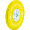 imageProsourceFit Competition Color Training Bumper Plates Rubber with Steel Insert 45lb Calibrated for Cross Conditioning Power Lifting Weight TrainingYellow