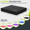 imageProsourceFit Exercise Balance Pad  NonSlip Cushioned Foam Mat ampamp Knee Pad for Fitness and Stability Training Yoga Physical TherapyBlack  L  155 x 1275