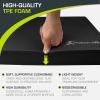 imageProsourceFit Exercise Balance Pad  NonSlip Cushioned Foam Mat ampamp Knee Pad for Fitness and Stability Training Yoga Physical TherapyBlack  L  155 x 1275