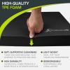imageProsourceFit Exercise Balance Pad  NonSlip Cushioned Foam Mat ampamp Knee Pad for Fitness and Stability Training Yoga Physical TherapyBlack  XL  1875 x 15
