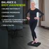 imageProsourceFit Exercise Balance Pad  NonSlip Cushioned Foam Mat ampamp Knee Pad for Fitness and Stability Training Yoga Physical TherapyBlack  XL  1875 x 15