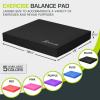 imageProsourceFit Exercise Balance Pad  NonSlip Cushioned Foam Mat ampamp Knee Pad for Fitness and Stability Training Yoga Physical TherapyBlack  XL  1875 x 15