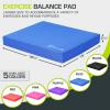 imageProsourceFit Exercise Balance Pad  NonSlip Cushioned Foam Mat ampamp Knee Pad for Fitness and Stability Training Yoga Physical TherapyBlue  XL  1875 x 15