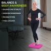 imageProsourceFit Exercise Balance Pad  NonSlip Cushioned Foam Mat ampamp Knee Pad for Fitness and Stability Training Yoga Physical TherapyPink  L  155 x 1275