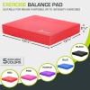 imageProsourceFit Exercise Balance Pad  NonSlip Cushioned Foam Mat ampamp Knee Pad for Fitness and Stability Training Yoga Physical TherapyRed  L  155 x 1275