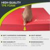 imageProsourceFit Exercise Balance Pad  NonSlip Cushioned Foam Mat ampamp Knee Pad for Fitness and Stability Training Yoga Physical TherapyRed  L  155 x 1275