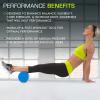 imageProsourceFit Flex Foam Rollers for Muscle Massage Physical Therapy Core ampamp Balance Exercises StabilizationBlue 12x6