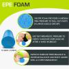 imageProsourceFit Flex Foam Rollers for Muscle Massage Physical Therapy Core ampamp Balance Exercises StabilizationBlue 12x6