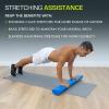 imageProsourceFit Flex Foam Rollers for Muscle Massage Physical Therapy Core ampamp Balance Exercises StabilizationBlue 36x3