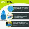 imageProsourceFit Flex Foam Rollers for Muscle Massage Physical Therapy Core ampamp Balance Exercises StabilizationBlue 36x6