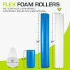 imageProsourceFit Flex Foam Rollers for Muscle Massage Physical Therapy Core ampamp Balance Exercises StabilizationWhite 36x6