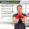 imageProsourceFit Flex and Twist Bars Sets and Singles Resistance Bars for Occupational Therapy Tennis Elbow Treatment and Wrist Strengthening 12in Long Compact Rubber Therapy Tool4 Pack