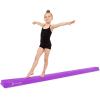 imageProsourceFit Gymnastics Balance Beam for Kids 9ft Long Firm Folding Floor Beam with NonSlip 4inch Wide Surface for Safe Gymnastics Practice at Home or GymPurple
