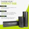imageProsourceFit High Density Foam Rollers 36  inches LongFirm Full Body Athletic Massage Tool for Back Stretching Yoga Pilates Post Workout Muscle RecuperationBlack