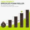 imageProsourceFit High Density Foam Rollers 36  inches LongFirm Full Body Athletic Massage Tool for Back Stretching Yoga Pilates Post Workout Muscle RecuperationBlackOrange