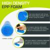 imageProsourceFit High Density Foam Rollers 36  inches LongFirm Full Body Athletic Massage Tool for Back Stretching Yoga Pilates Post Workout Muscle RecuperationBlue