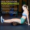 imageProsourceFit High Density Foam Rollers 36  inches LongFirm Full Body Athletic Massage Tool for Back Stretching Yoga Pilates Post Workout Muscle RecuperationBlackOrange