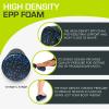 imageProsourceFit High Density Foam Rollers 36  inches LongFirm Full Body Athletic Massage Tool for Back Stretching Yoga Pilates Post Workout Muscle RecuperationBlackBlue
