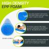 imageProsourceFit High Density Foam Rollers 36  inches LongFirm Full Body Athletic Massage Tool for Back Stretching Yoga Pilates Post Workout Muscle RecuperationBlue