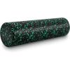 imageProsourceFit High Density Foam Rollers 36  inches LongFirm Full Body Athletic Massage Tool for Back Stretching Yoga Pilates Post Workout Muscle RecuperationBlackGreen