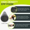 imageProsourceFit High Density Foam Rollers 36  inches LongFirm Full Body Athletic Massage Tool for Back Stretching Yoga Pilates Post Workout Muscle RecuperationBlack