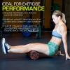 imageProsourceFit High Density Foam Rollers 36  inches LongFirm Full Body Athletic Massage Tool for Back Stretching Yoga Pilates Post Workout Muscle RecuperationBlackRed