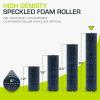 imageProsourceFit High Density Foam Rollers 36  inches LongFirm Full Body Athletic Massage Tool for Back Stretching Yoga Pilates Post Workout Muscle RecuperationBlackBlue