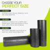 imageProsourceFit High Density Foam Rollers 36  inches LongFirm Full Body Athletic Massage Tool for Back Stretching Yoga Pilates Post Workout Muscle RecuperationBlack