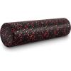 imageProsourceFit High Density Foam Rollers 36  inches LongFirm Full Body Athletic Massage Tool for Back Stretching Yoga Pilates Post Workout Muscle RecuperationBlackRed