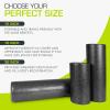 imageProsourceFit High Density Foam Rollers 36  inches LongFirm Full Body Athletic Massage Tool for Back Stretching Yoga Pilates Post Workout Muscle RecuperationBlack