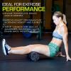 imageProsourceFit High Density Foam Rollers 36  inches LongFirm Full Body Athletic Massage Tool for Back Stretching Yoga Pilates Post Workout Muscle RecuperationBlackBlue