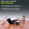 imageProsourceFit High Density Foam Rollers 36  inches long Firm Full Body Athletic Massager for Back Stretching Yoga Pilates Post Workout Trigger Point Release BlackBlack  18 X 3